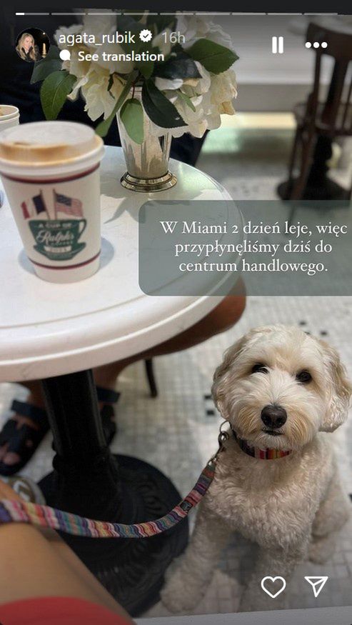 Agata Rubik pokazała powódź w Miami