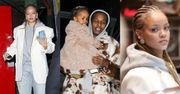 Rihanna i ASAP Rocky buszują po sklepach z synkiem w skarpetkach Gucci. Stylowa z nich rodzinka? (ZDJĘCIA)
