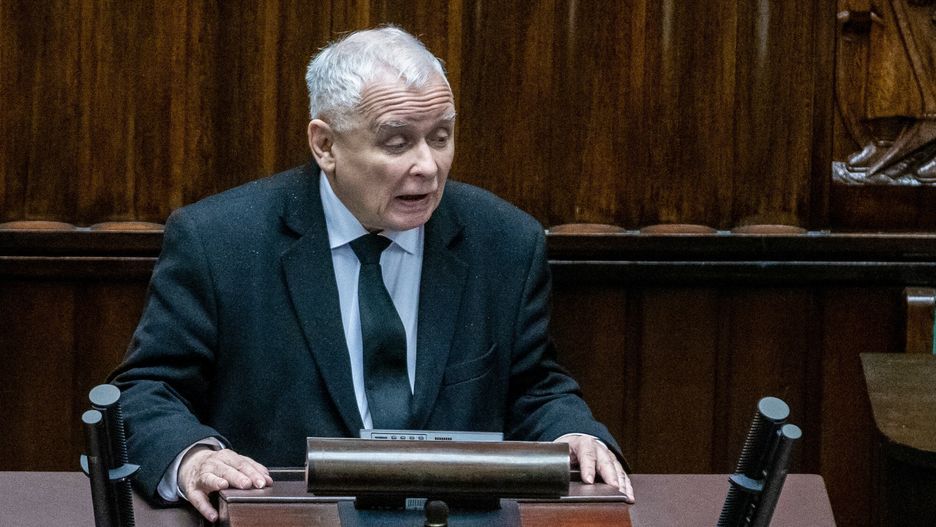 Jarosław Kaczyński w Sejmie