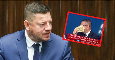 Show w programie. Przyniósł niecodzienny rekwizyt do studia