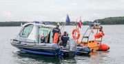 Krzynia. Poszukiwania kilku osób, w tym dzieci na jeziorze zakończone