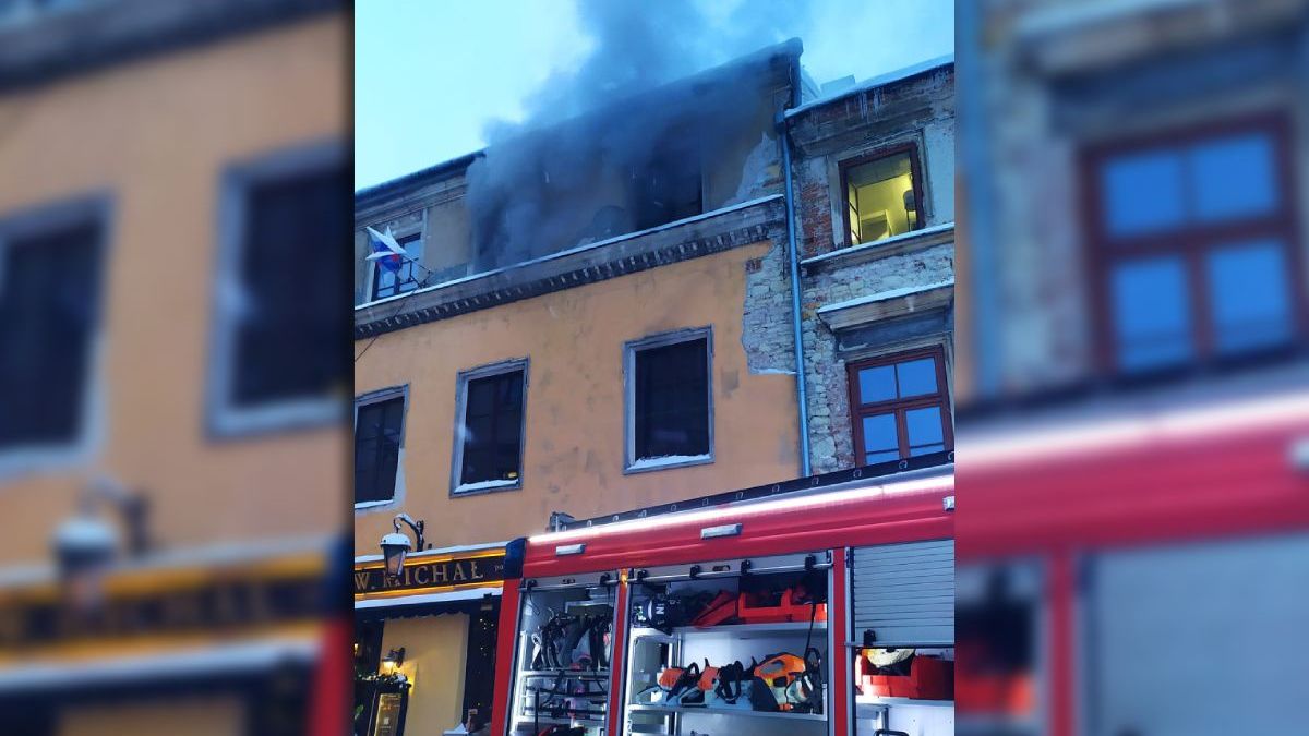 Pożar restauracji Św. Michał na Starym Mieście