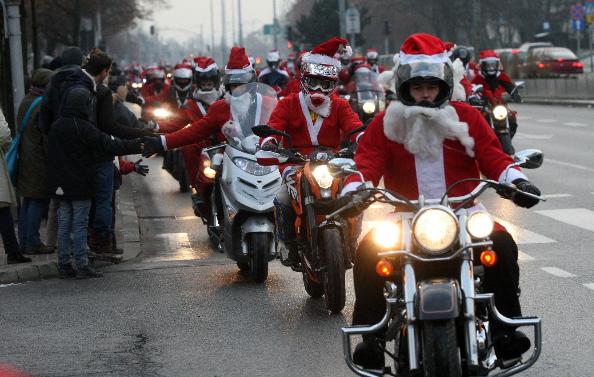 Mikołaje na motocyklach 2012 / Gdynia