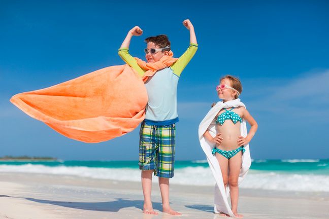 Plaża to doskonałe miejsce zabaw dla dzieci