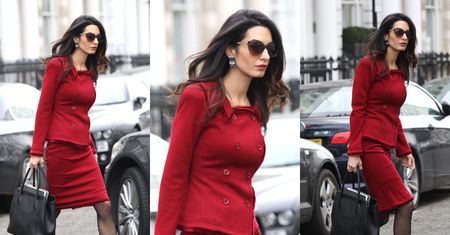 Amal Clooney pokazuje nogi. Znowu schudła? (ZDJĘCIA)