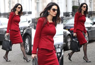 Amal Clooney pokazuje nogi. Znowu schudła? (ZDJĘCIA)