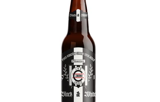 Na rynku debiutuje Pilsweizer Black&amp;White - oficjalne piwo klubu Czarni Jasło