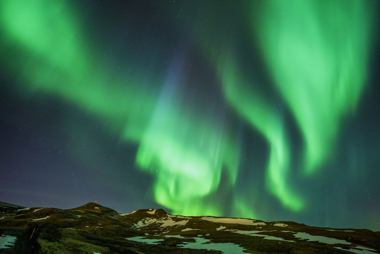 Rzadkie zjawisko w Norwegii. Widok jak z filmu science-fiction