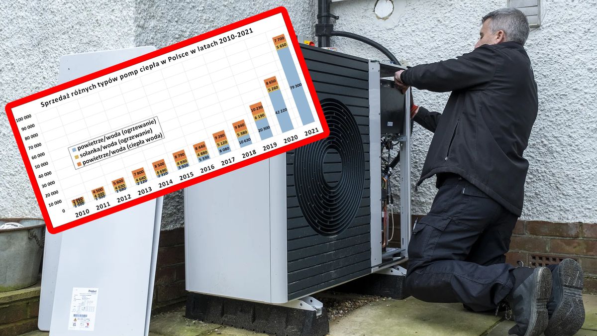 Pompy ciepła. Wzrost sprzedaży w Polsce