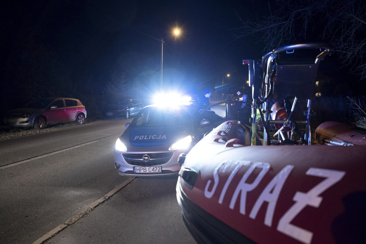 Wrocław. Tragedia w zalanej kopalni. Służby ściągają posiłki (Źródło: Aleksander Koźmiński, PAP)