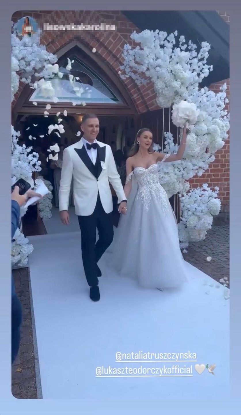 Ślub Łukasza Teodorczyka i Natalii Truszczyńskiej