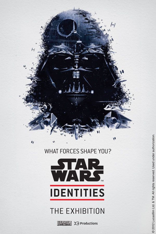 Plakat promujący wystawę Star Wars Identities