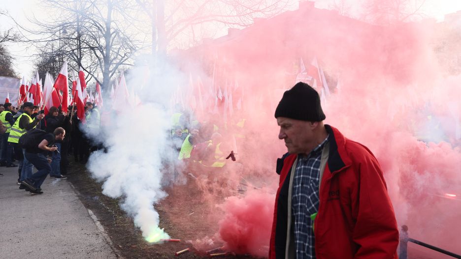 Protest rolników w Warszawie z 27 lutego. Nowa demonstracja jest planowana na 6 marca. 
