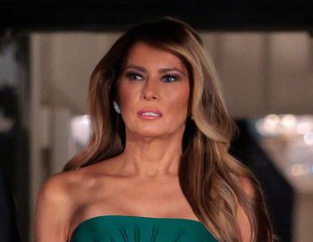 Melania Trump olśniła w szmaragdowej sukni. Ciężko oderwać od niej wzrok