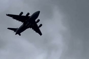 C-17A w Moskwie. Rosjanie twierdzą, że nic o tym nie wiedzą