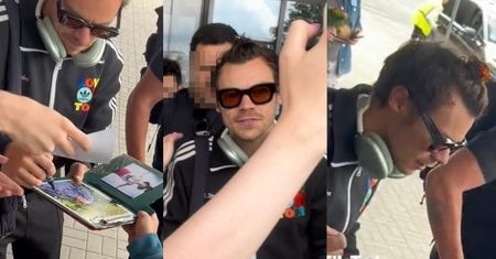 Harry Styles OBLĘŻONY przez polskich fanów przed koncertem w Warszawie. W sieci zawrzało: "Zostawcie go w spokoju!" (WIDEO)