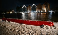 Wyrwa w wale przeciwpowodziowym pod Elblągiem. Szybka akcja służb