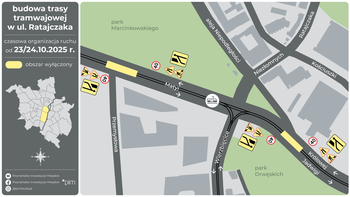 Poznań: Przygotowania do budowy trasy tramwajowej w ul. Ratajczaka. Zmiany w ruchu w okolicy od jutra