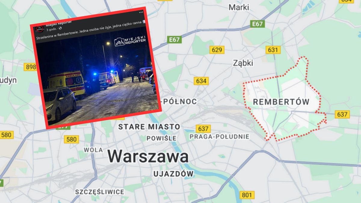 Do tragedii doszło w warszawskiej dzielnicy Rembertów 