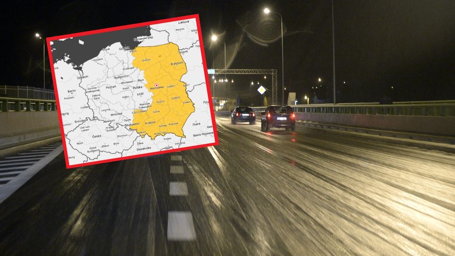 Gołoledź na wchodzie Polski. Alerty IMGW