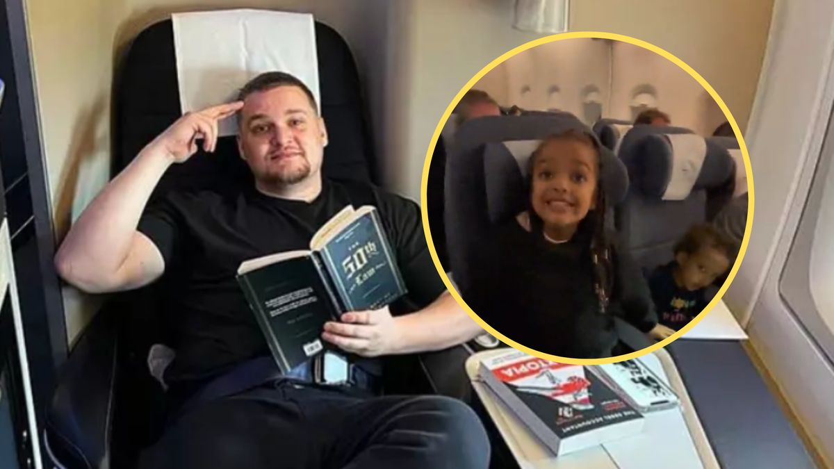 Dzieci w towarzystwie niani zostały w klasie ekonomicznej