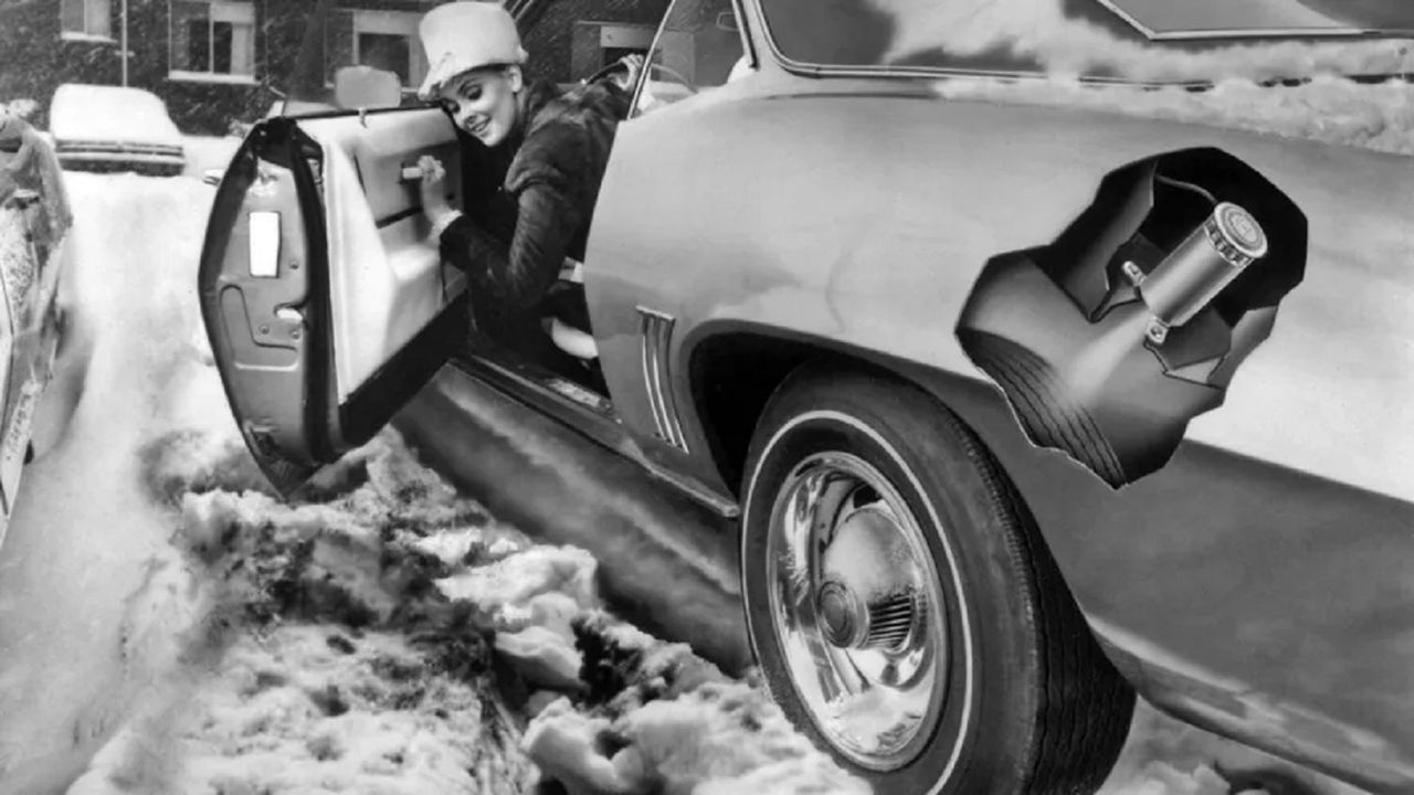 Driving in winter: A look back at Chevrolet's 'Liquid Tire Chain' invention from the 1960s