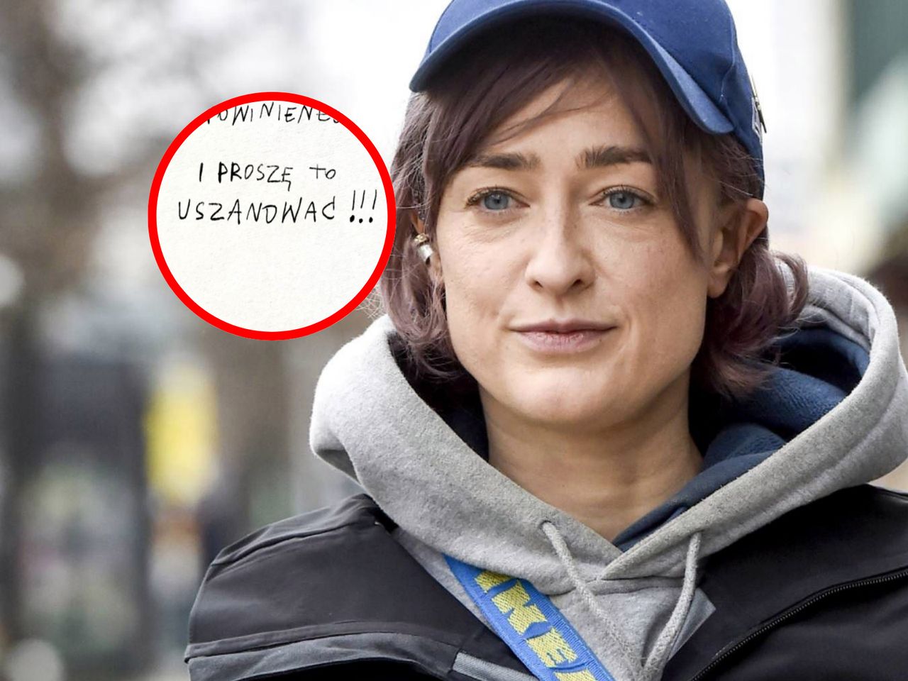 Wymowna grafika Damięckiej. "Mam prawo mieć inne zdanie"