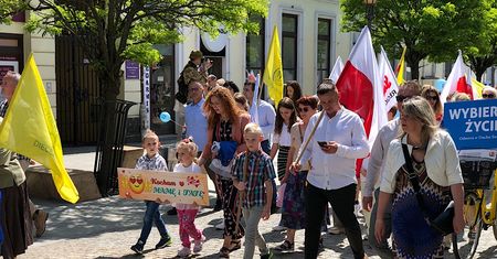 Marsz dla rodziny przeszedł ulicami Płocka