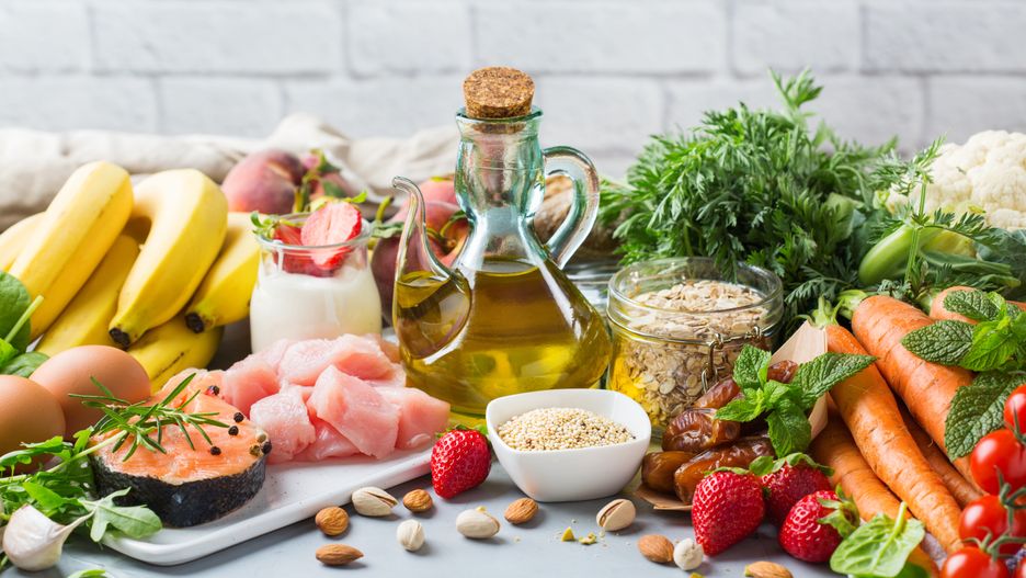 Balanced nutrition concept for DASH clean eating flexitarian mediterranean diet to stop hypertension and low blood pressure. Assortment of healthy food ingredients for cooking on a kitchen table.
dash, diet, balanced, flexitarian, paleo, food, hypertension, pressure, mediterranean, blood, calories, clean, cooking, cuisine, dairy, diary, dinner, eating, fat, fish, background, fresh, fruit, grain, green, health, healthy, ingredient, lifestyle, loss, low, meal, nutrition, board, nutritious, oil, olive, organic, pepper, preparation, raw, spinach, table, vegetable, vegetables, vegetarian, vitamin, weight, dash, diet, balanced, flexitarian, paleo, food, hypertension, pressure, mediterranean, blood, calories, clean, cooking, cuisine, dairy, diary, dinner, eating, fat, fish, background, fresh, fruit, grain, green, health, healthy, ingredient, lifestyle, loss, low, meal, nutrition, board, nutritious, oil, olive, organic, pepper, preparation, raw, spinach, table, vegetable, vegetables, vegetarian, vitamin, weight