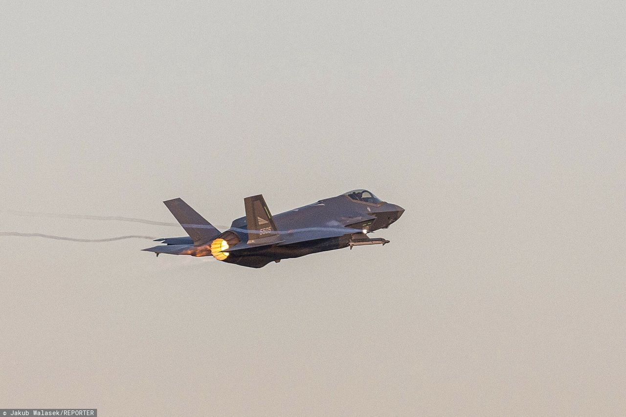 Zestrzelili rosyjskie drony. "Nasi piloci F-35 wykonali fantastyczną robotę"
