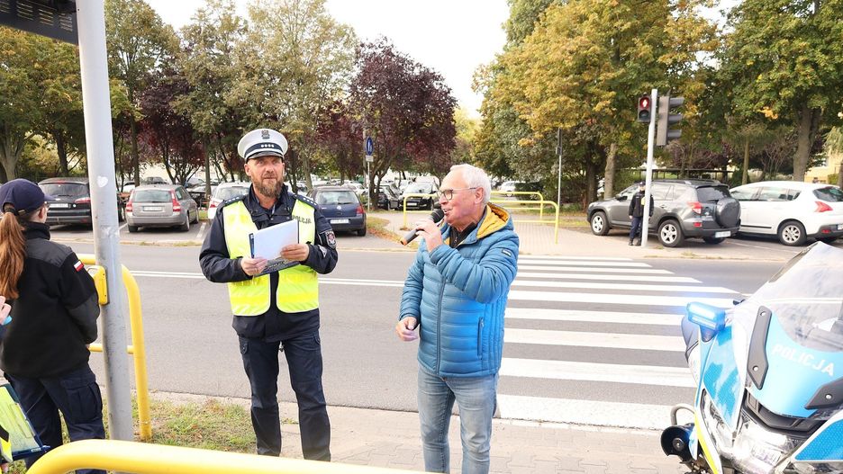 Bezpieczna droga do szkoły - akcja policjantów ze Śremu
