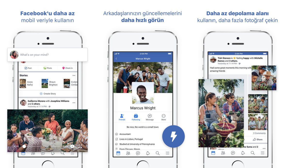 Facebook Lite na iOS-a. Źródło: SensorTower