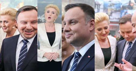 Świąteczni Andrzej i Agata Dudowie dzielą się opłatkiem z żołnierzami (ZDJĘCIA)