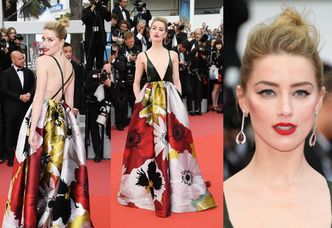 Zachwycająca Amber Heard eksponuje dekolt na premierze filmu