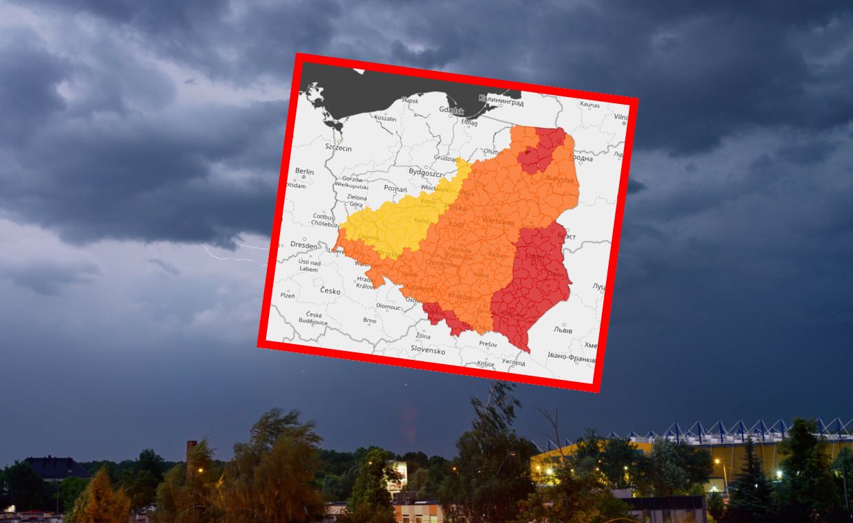 Niespokojnie w pogodzie. Seria alertów IMGW