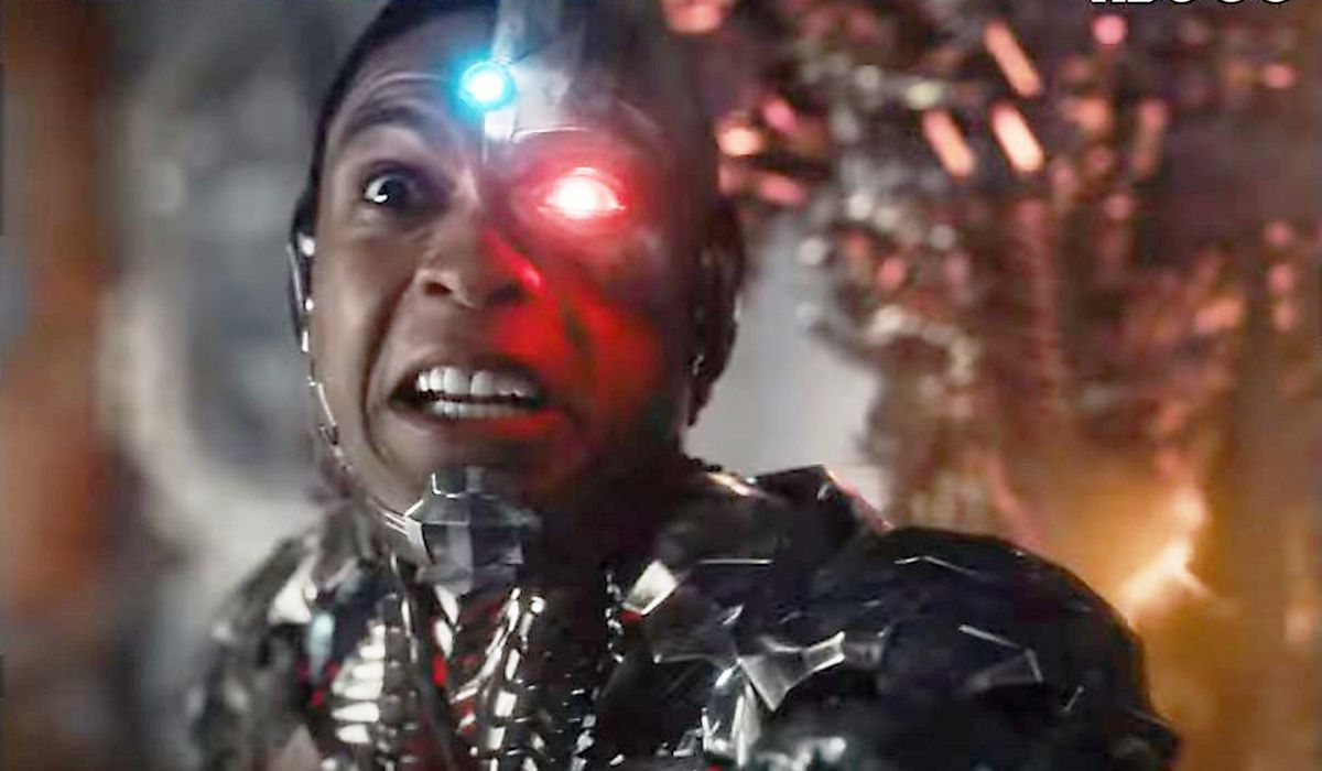 Ray Fisher w roli Cyborga w "Lidze Sprawiedliwości".