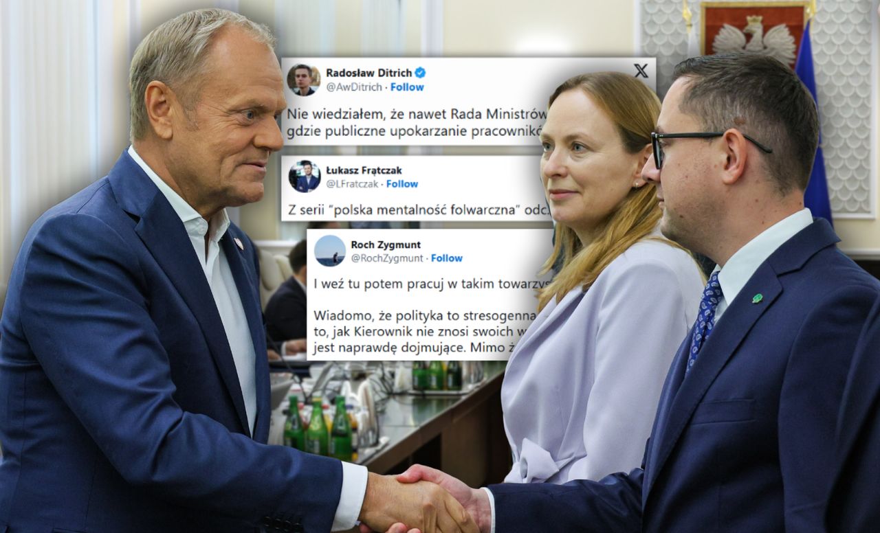 "Publiczne upokarzanie". Fala komentarzy po słowach Tuska do ministry