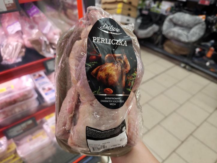 Perliczka w Lidlu