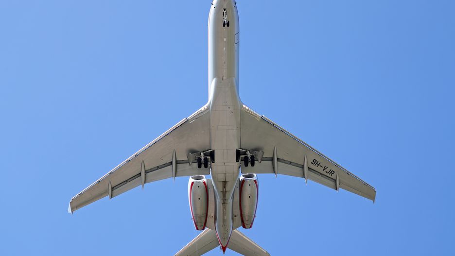 Bombardier Global 6000, from VistaJet Malta, landing at the Barcelona airport, in Barcelona on 22th September 2022. 
 -- (Photo by Urbanandsport/NurPhoto via Getty Images)