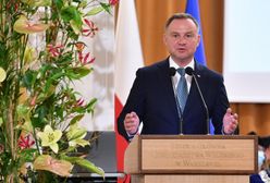 Andrzej Duda nagle zmienił wątek. Zaczął mówić o szczepieniach