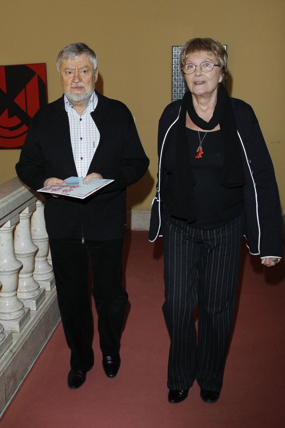 Janusz Michałowski i Izabella Cywińska w 2013 roku