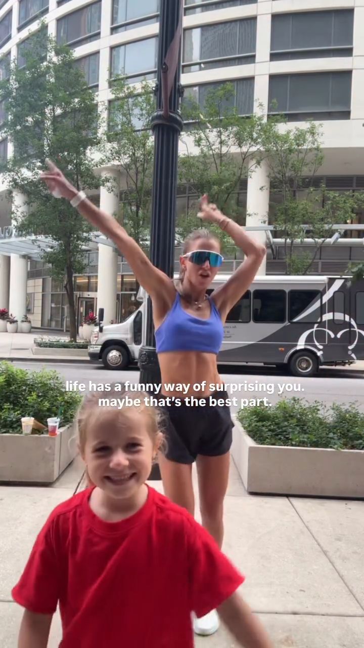 Anna Lewandowska z córką