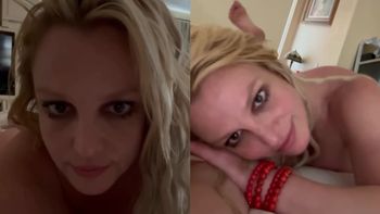 Wyzwolona i naga Britney Spears nadaje do fanów z... ŁÓŻKA: "Wygląda, jakbym zrobiła sobie operację nosa" (WIDEO)