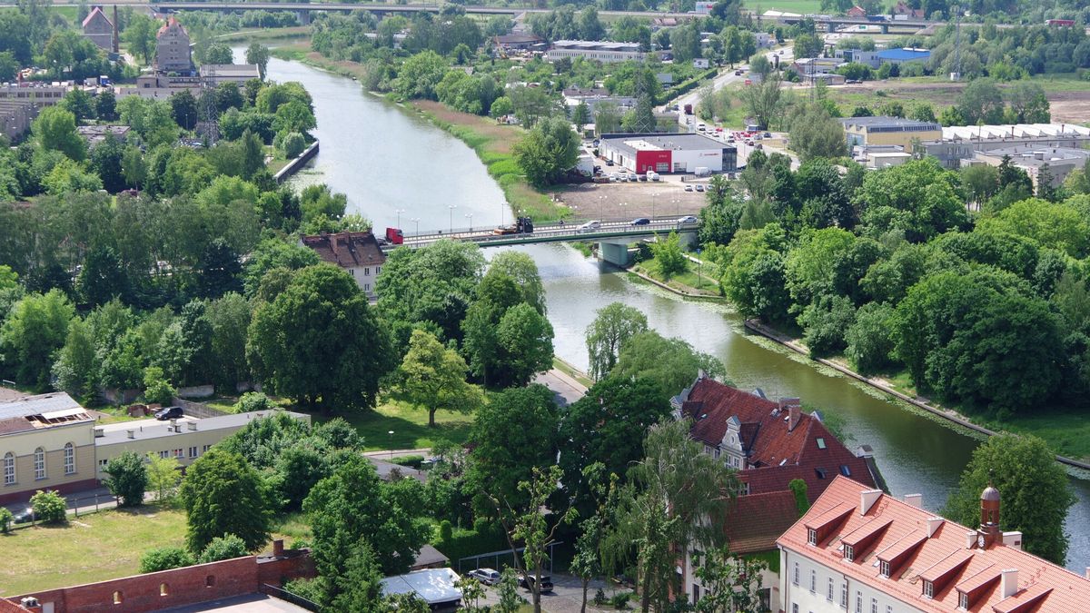 Most drogowy w ciągu alei Wyszyńskiego w Elblągu 