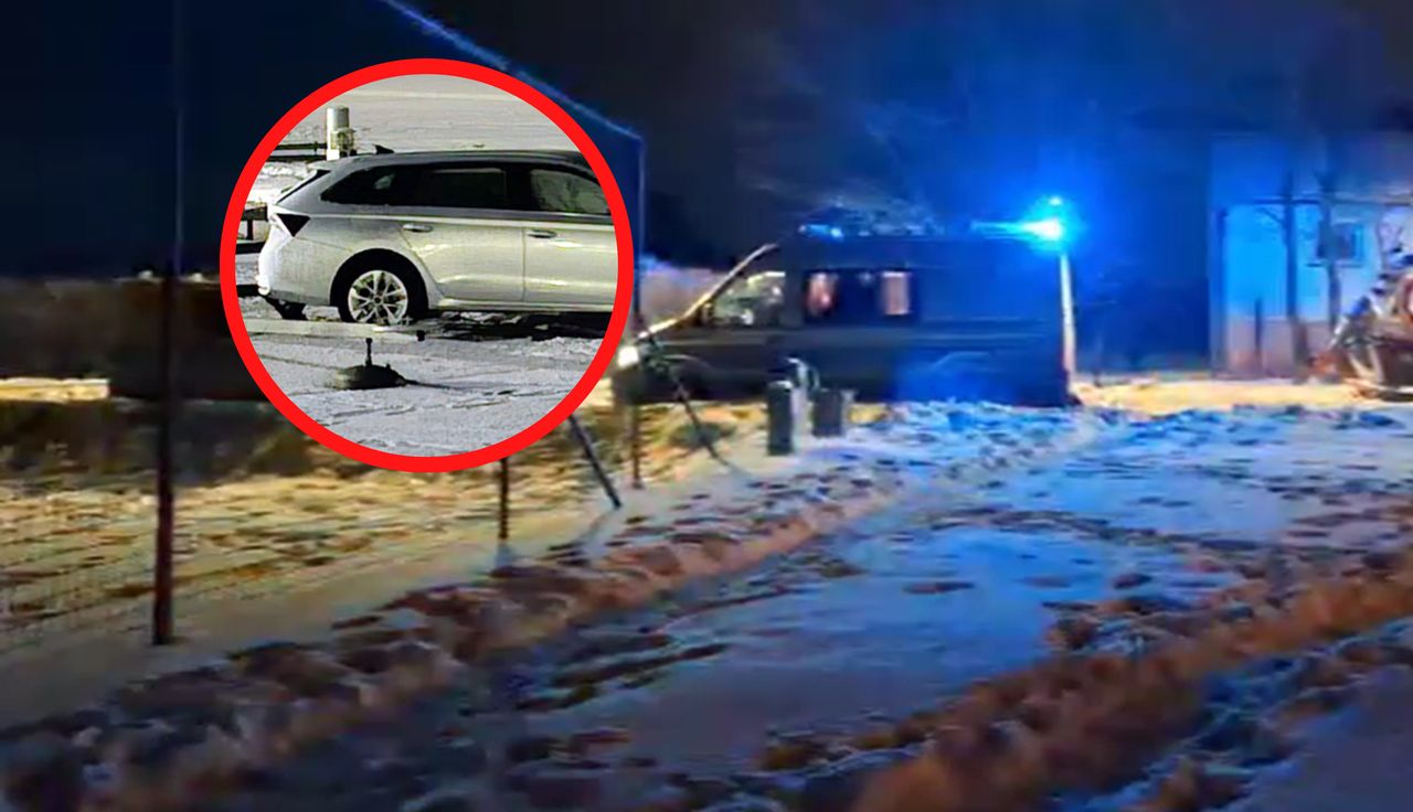 Lód się nie załamał. Ale i tak skończył źle. Pokazali nagranie