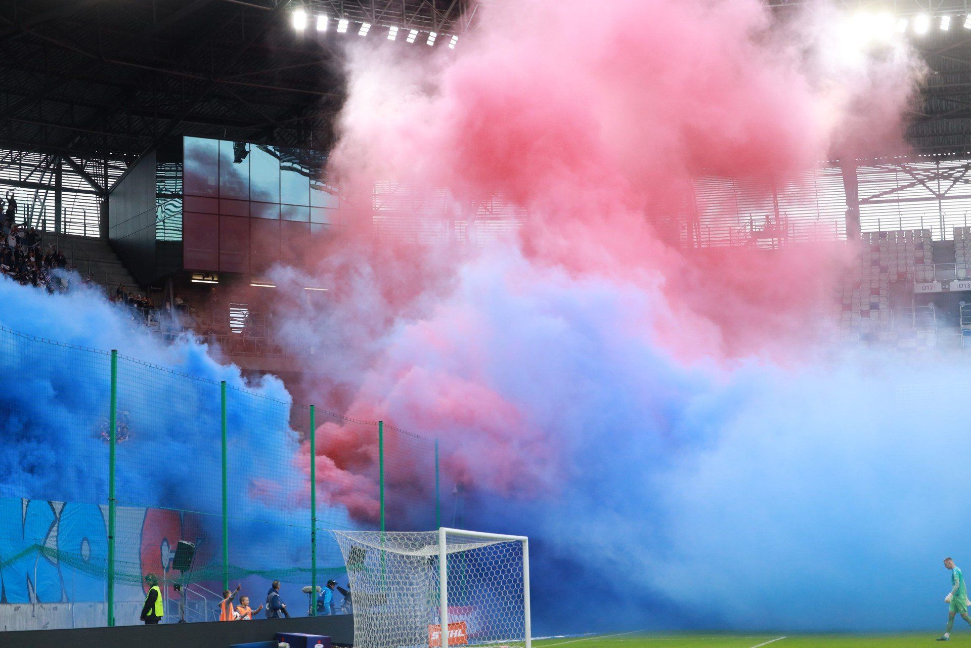 Kibice na meczu Górnika Zabrze z Koroną Kielce