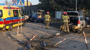 Lublin: Groźny wypadek na Bursakach. Kilka osób jest poszkodowanych