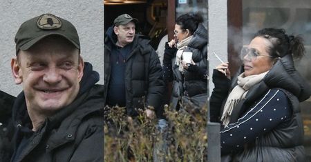Bartosz Żukowski i Małgorzata Pieńkowska "przyłapani" na papierosku. Aktor ujawnił, co ich łączy (ZDJĘCIA)