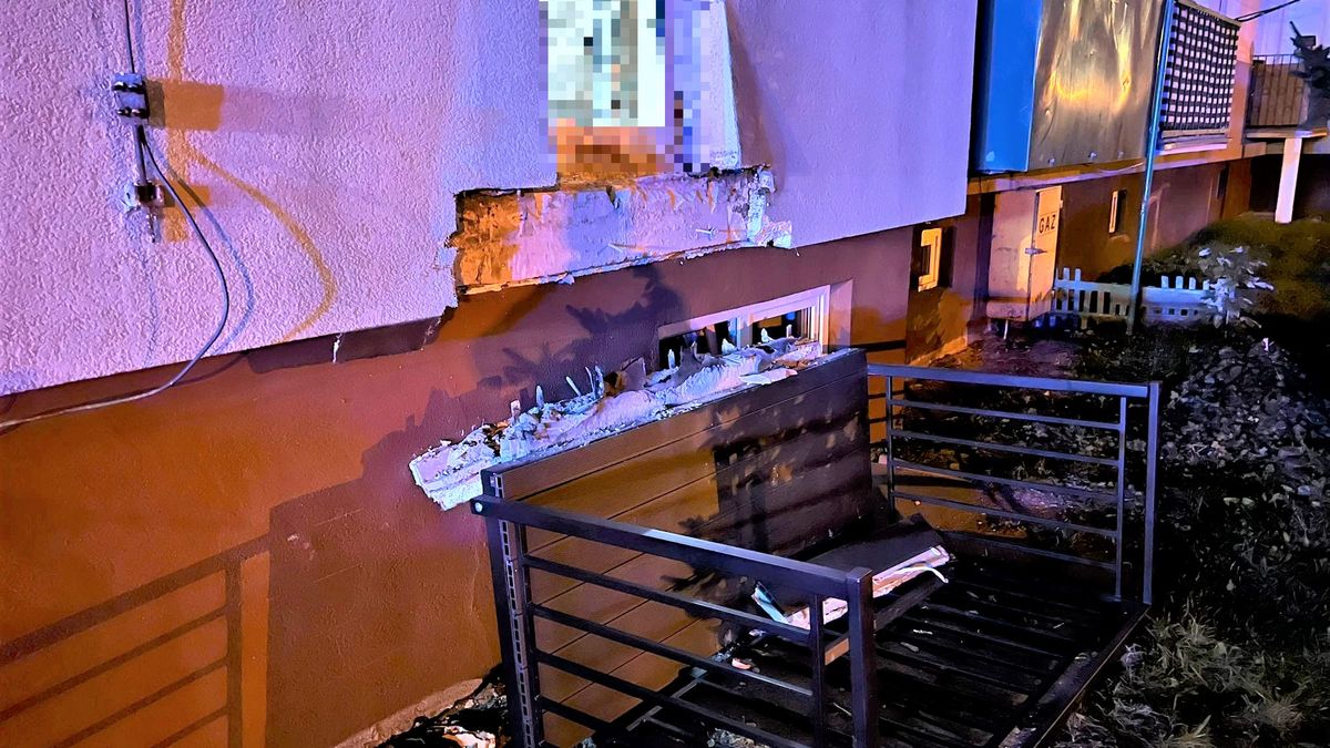 W Lęborku zerwał się na balkon z jednego z bloków 