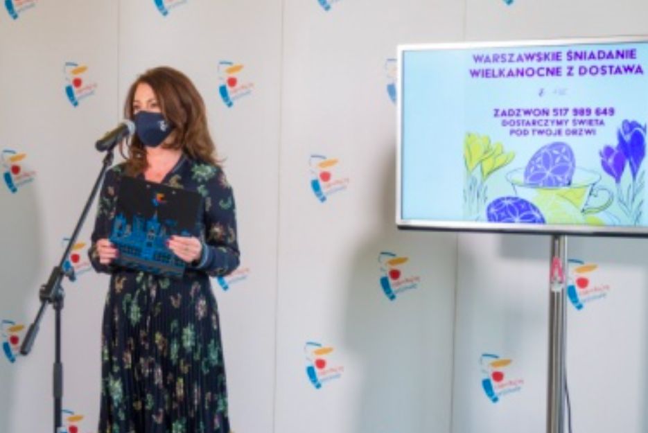 Warszawa.  - Pandemia pokazała nam, jak ważna jest solidarność społeczna i że wśród nas jest wiele osób, które chcą pomagać innym - powiedziała wiceprezydent Warszawy Aldona Machnowska-Góra
